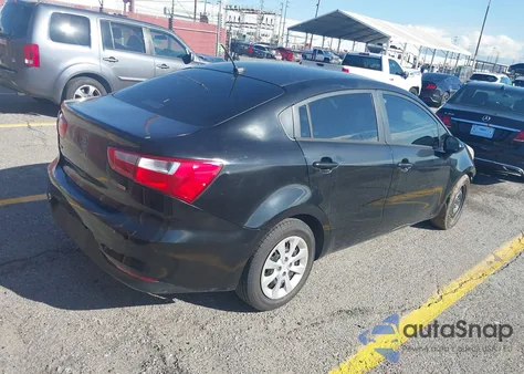 2014 Kia Rio Lx z USA, uszkodzony, nr VIN KNADM4A34E6352201